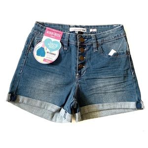 High Waist Butt Lifting Denim Shorts